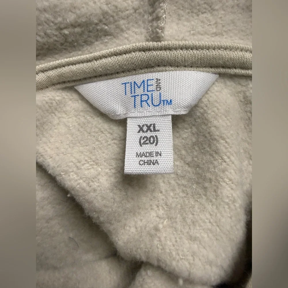 SOLD: Mercari. Time & Tru Textured-Sleeve Hoodie – Size XXL (20) - Picture 3 of 4